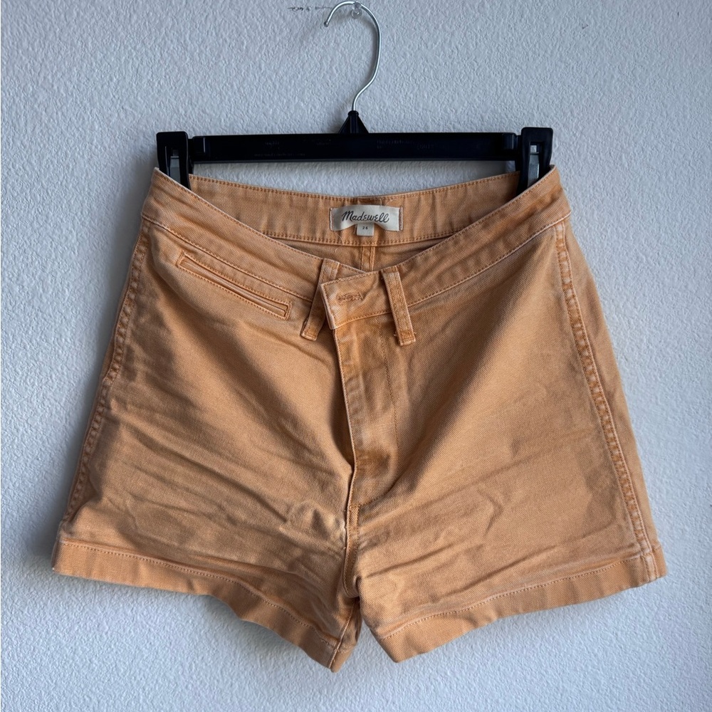 Madewell High Waist Tan Shorts